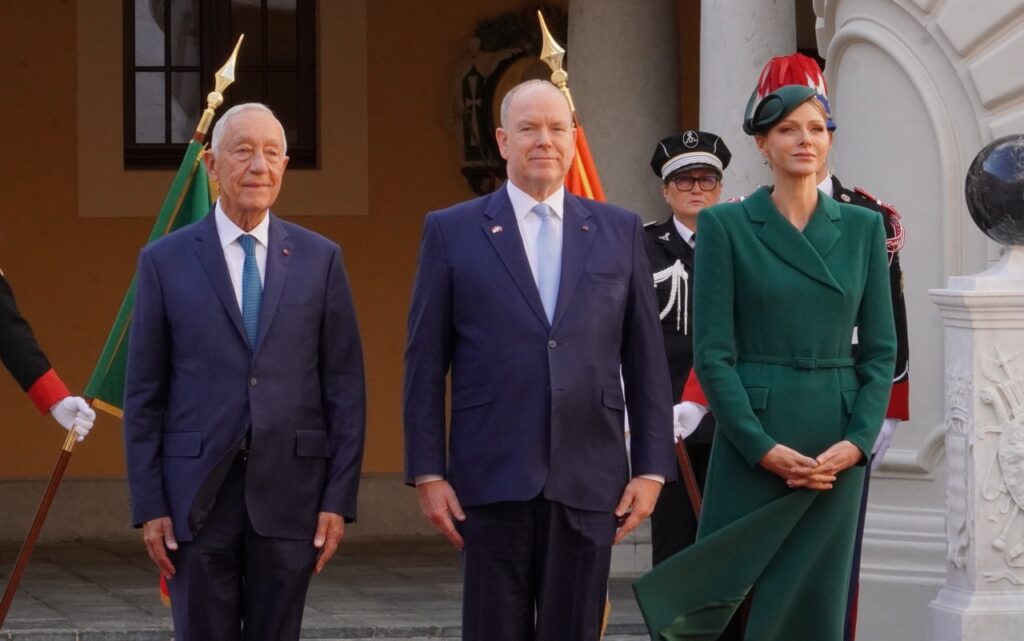 Le président du Portugal, Marcelo Rebelo de Sousa, s'est rendu à Monaco pour une visite officielle le vendredi 21 novembre © Benjamin Godart - Monaco Tribune