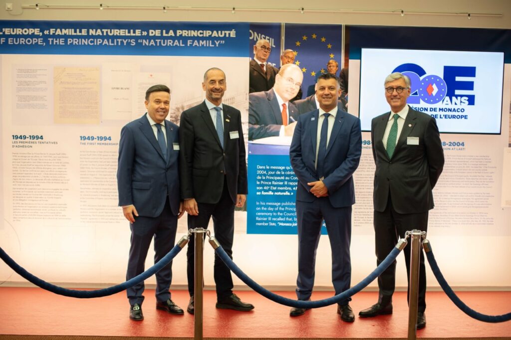 En 2024, Monaco a célébré sa vingtième année d'adhésion au Conseil de l'Europe le 5 octobre 2004, en tant que 46ème État membre © Conseil national