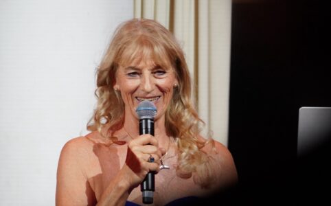 Berit Legrand, fondatrice de TAF, lors du gala des dix ans au Yacht Club le jeudi 4 décembre 2025 © Benjamin Godart - Monaco Tribune