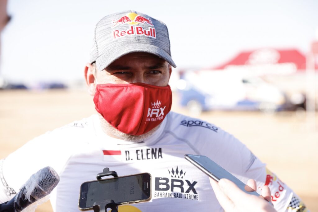 Le copilote Daniel Elena au Rallye Dakar 2021 de Jeddah © Sébastien Boué - L'Équipe