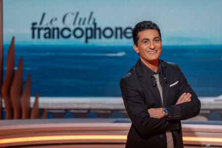 l'ancien animateur de « La Librairie francophone » sur France Inter lance « Le Club Francophone » sur TVMonaco © TVMonaco