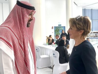 Ludmilla Raconnat Le Goff en visite au Royaume d’Arabie Saoudite / Photo DR
