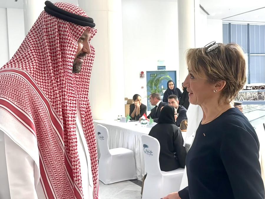 Ludmilla Raconnat Le Goff en visite au Royaume d’Arabie Saoudite / Photo DR
