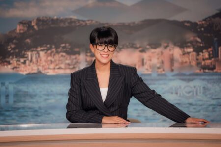 À 32 ans, Ambre Gstalder incarne depuis trois ans le visage de l'actualité quotidienne sur TVMonaco © TVMonaco
