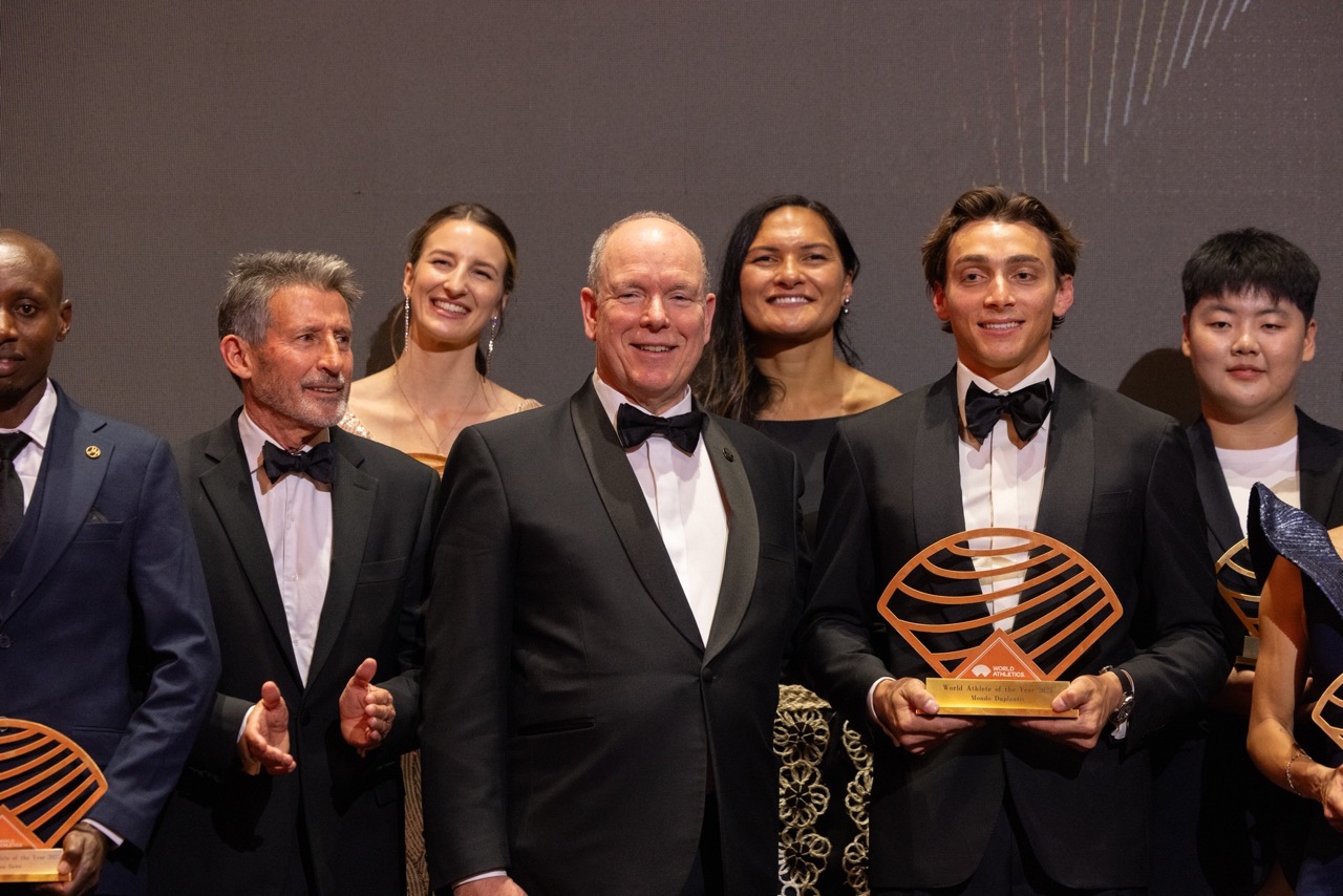 Prince Albert II presents 2025 World Athletics Awards: Duplantis and McLaughlin-Levrone crowned in Monaco