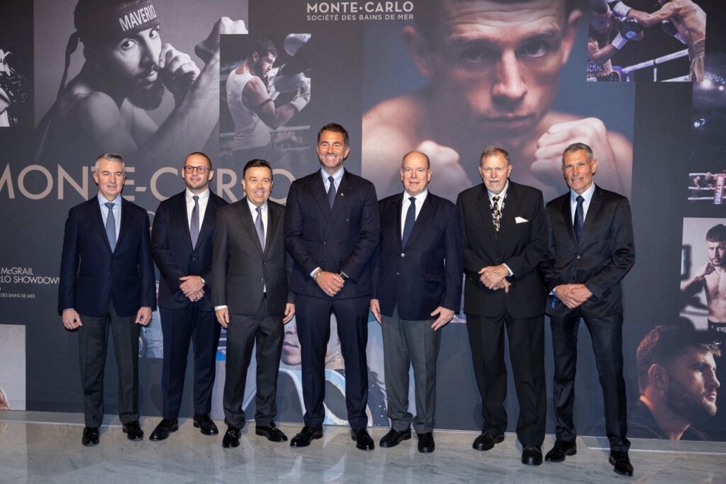 Le Prince Albert II était présent pour assister au combat d'Hugo Micallef © Direction de la Communication - Manuel Vitali