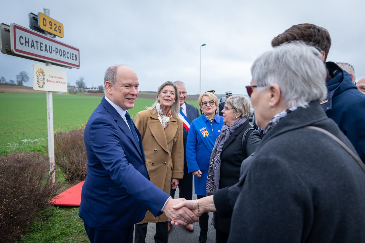 Prince Albert II and Princess Caroline continue historic Ardennes visit