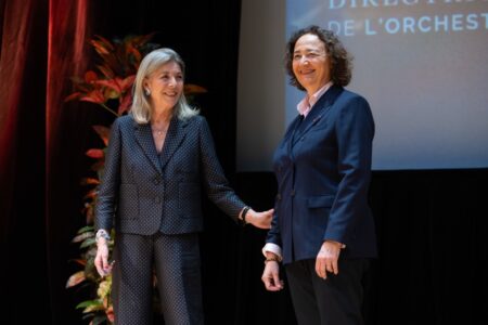 Princess Caroline appeared in close harmony with Nathalie Stutzmann © Philippe Fitte – Department of Cultural Affairs
