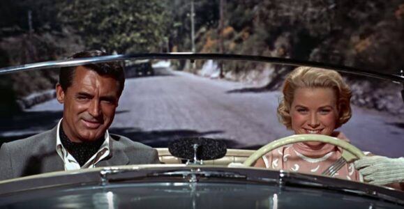 Cary Grant and Grace Kelly in Hitchcock's To Catch a Thief © Paramount Pictures