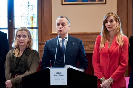 Le maire et le Conseil communal présentent leurs voeux à la presse le 19 janvier © Mairie de Monaco