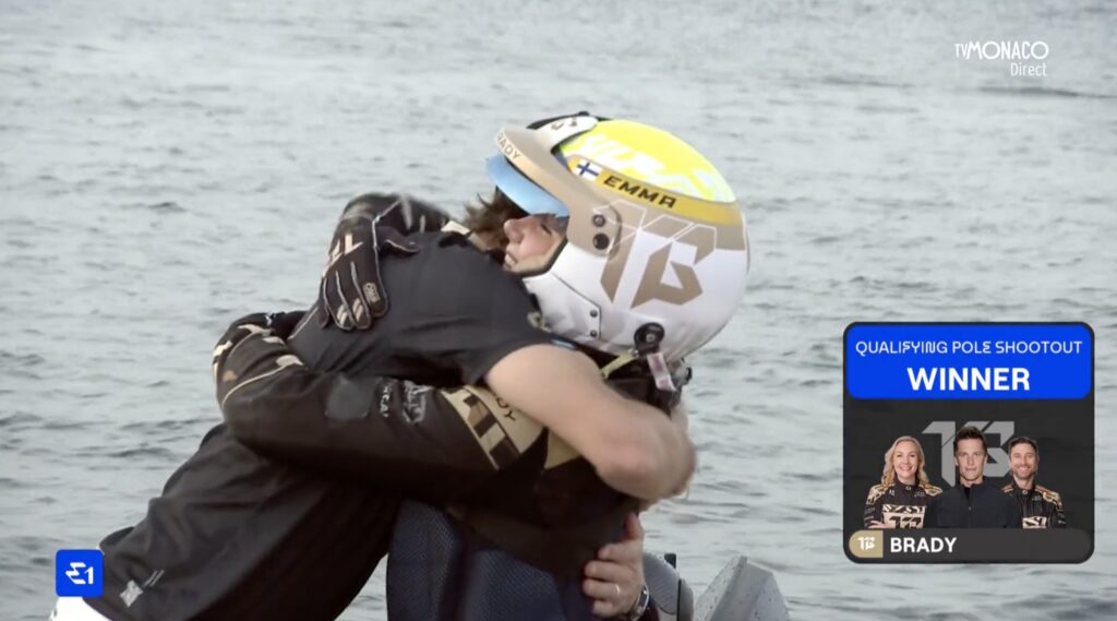 Diffusée en direct sur TVMonaco, la phase de qualifications à Djeddah a été remportée par la Team Brady (ici la pilote Emma Kimilainen) © TVMonaco