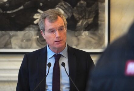 The Minister of State and members of the Government invited the press this Friday 16 January for the 2026 New Year address © Monaco Tribune