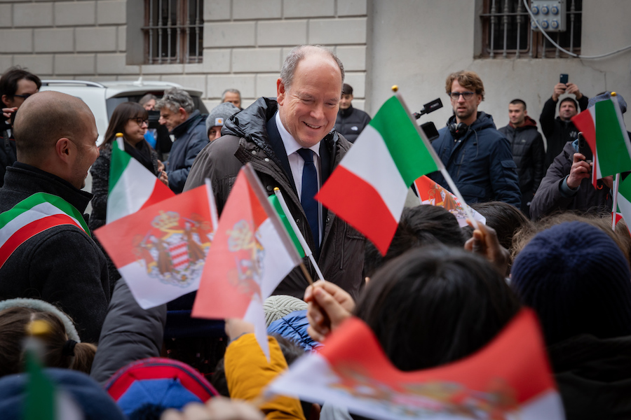 Prince Albert II visits Italy to honour his Grimaldi ancestors