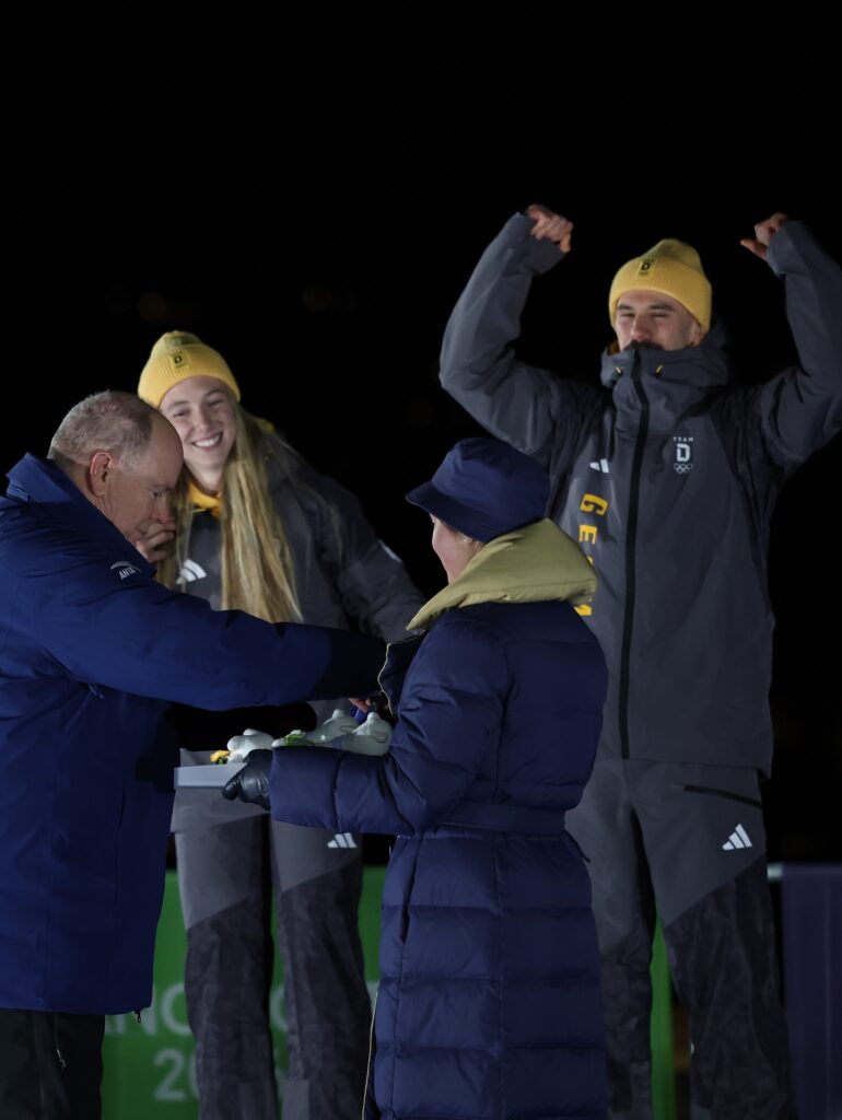 La Famille princière aux XXVe Jeux Olympiques d’hiver de Milano Cortina