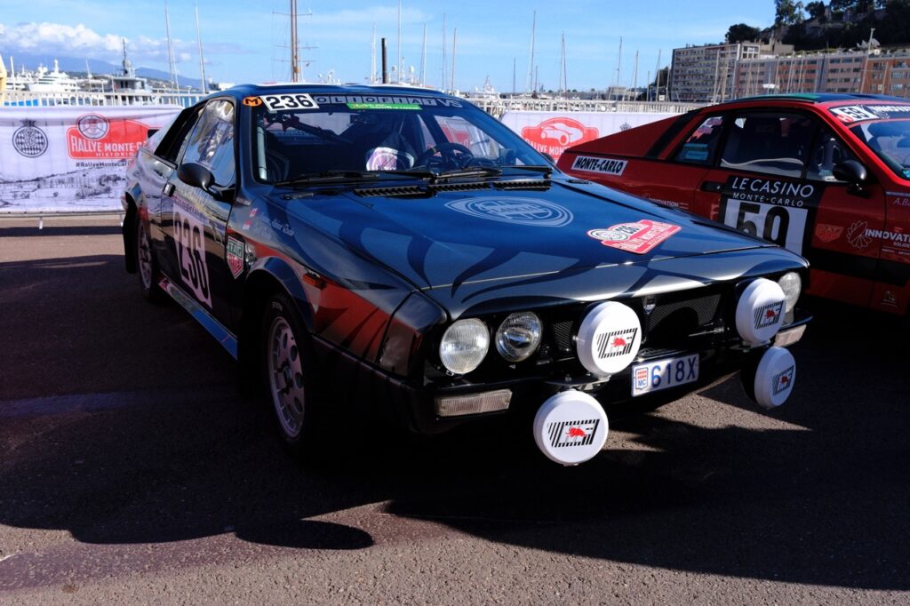 La Lancia Bêta Monte-Carlo pilotée par Cyril Rouden et Mariana Rouden Alabart © Benjamin Godart - Monaco Tribune