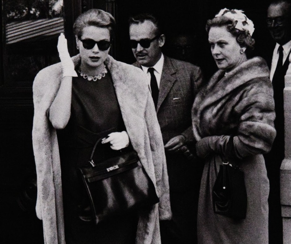 princesse grace et son sac kelly