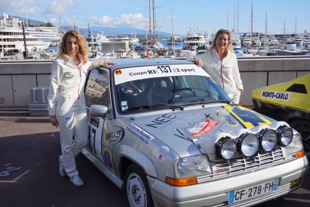 Stéphanie Malo Guéret (droite) et Doronne Recordier (gauche), dont le père a déjà participé 40 fois à des épreuves du Rallye Monte-Carlo et à l'historique © DR