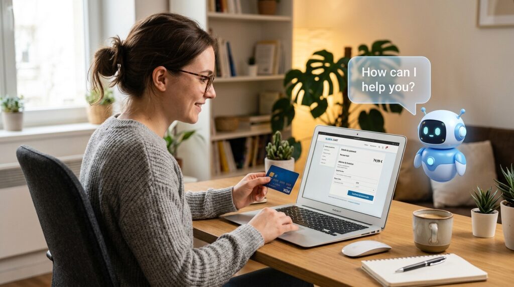 Le commerce agentique désigne l'utilisation d'agents IA capables de recommander un produit, et d'enchaîner de manière autonome les étapes d'un achat © Image générée par IA