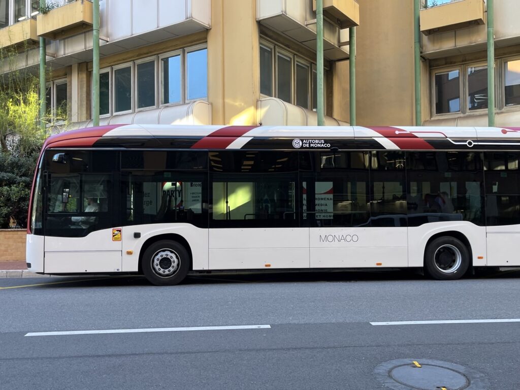 Le réseau de bus était gratuit pour la venue du Pape © Monaco Tribune