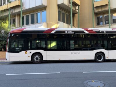 Le réseau de bus était gratuit pour la venue du Pape © Monaco Tribune