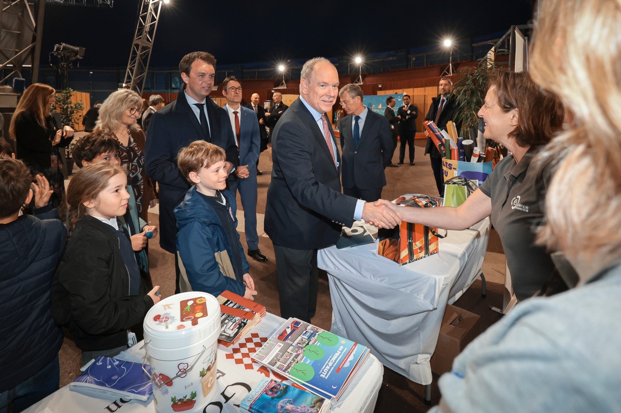 Prince Albert II visits Monacollecte for an edition focused on zero waste