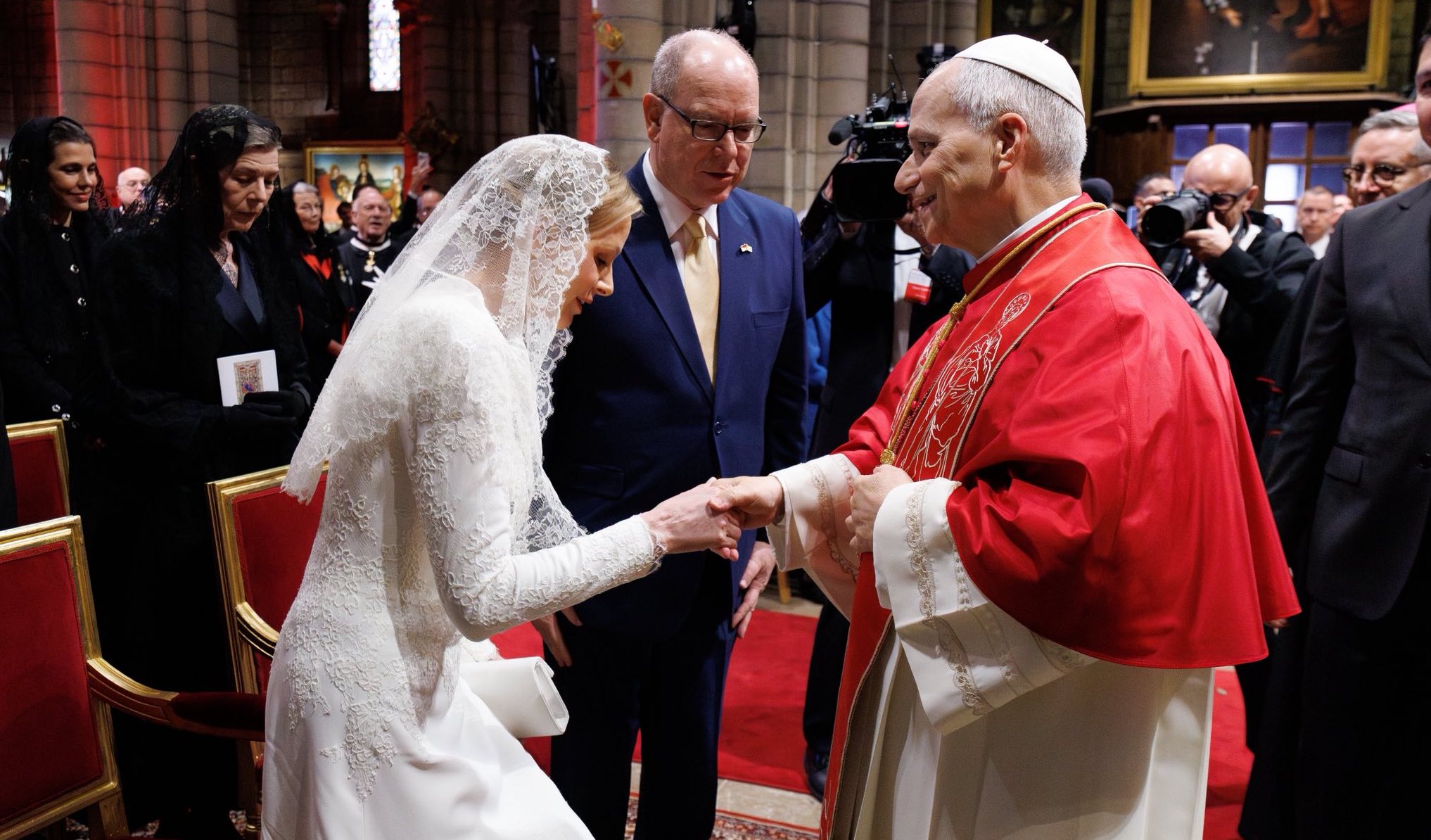 In pictures: Prince Albert II and Princess Charlene share historic day with Pope Leo XIV in Monaco
