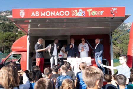 Le kids Tour fait une étape le 15 avril à Beausoleil © AS Monaco