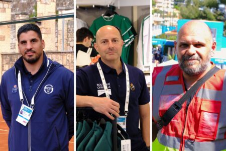 Vous les croiserez peut-être dans les allées du tournoi, Salim, Jean-Michel et Christophe oeuvrent au bon déroulement de l'évènement pour le public et les joueurs © Monaco Tribune