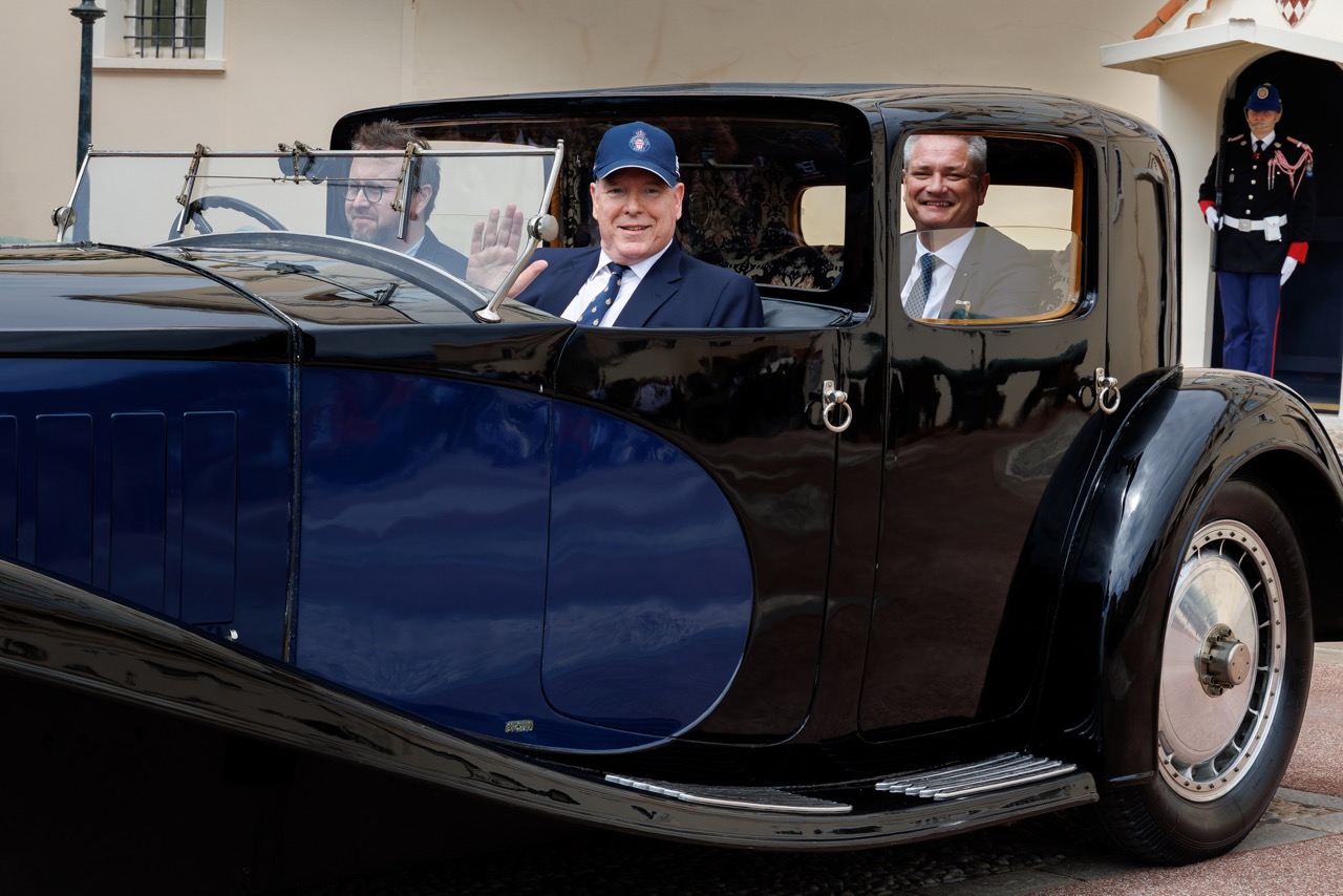 In pictures: Prince Albert II drives legendary Bugatti Royale at Monaco Historic Grand Prix