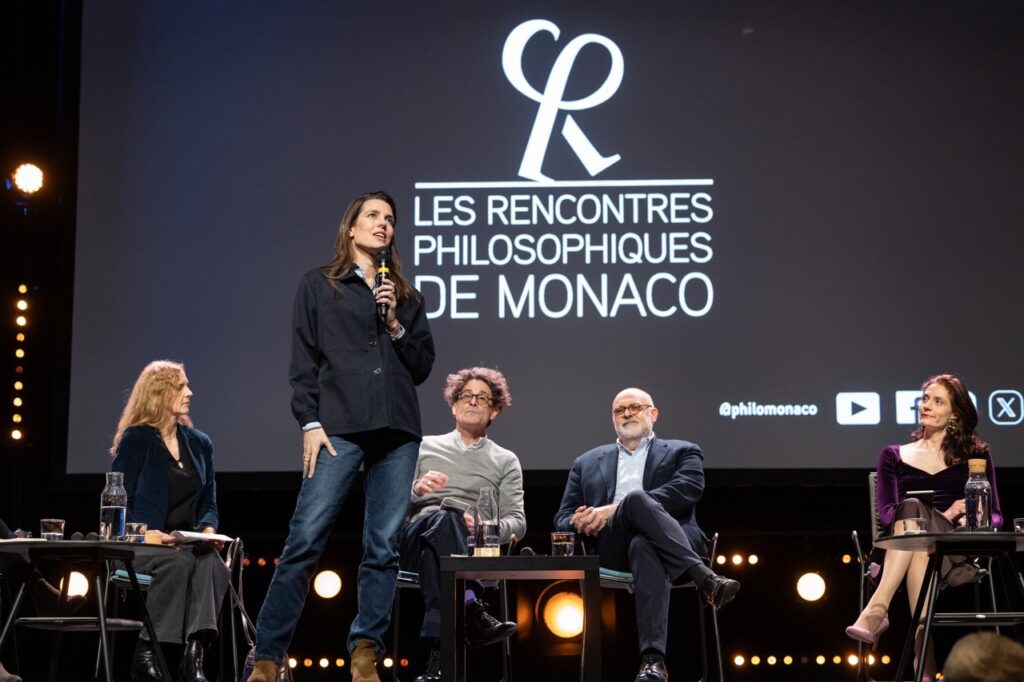 Présidente de l'évènement, Charlotte Casiraghi a inauguré la session de réflexion © Le Prince Albert II et Charlotte Casiraghi lors des Rencontres philosophiques de Monaco jeudi dernier © Direction de la Communication - Manuel Vitali