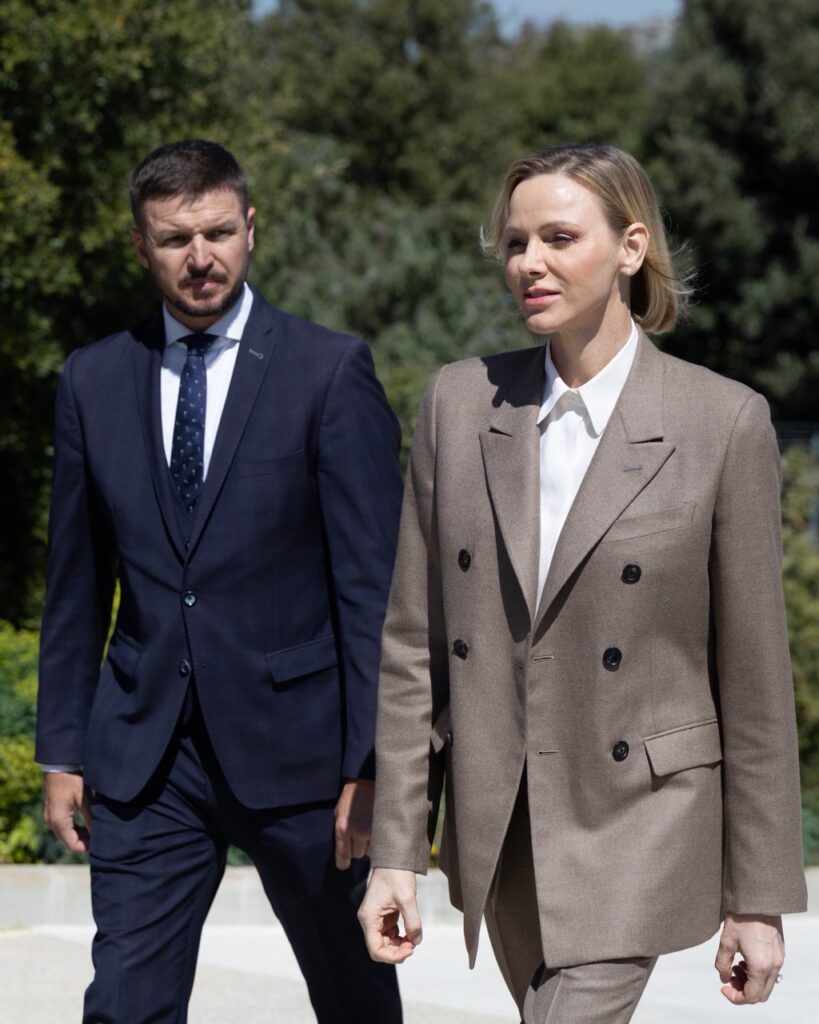 La Princesse Charlène et son frère Gareth Wittstock