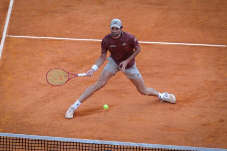 Valentin Vacherot a battu ce lundi Juan Manuel Cerúndolo © Direction de la Communication - Stéphane Danna