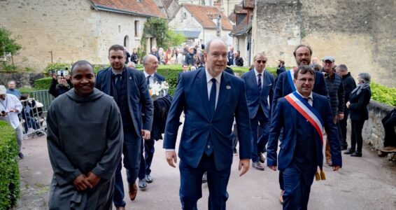 Le Prince Albert II en déplacement à Bathenay, Montrésor et Bridoré © Frédéric Nebinger / Palais princier