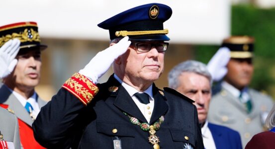 Le Prince Albert II le 30 avril au 163ème anniversaire de la bataille de Camerone © Michaël Alesi / Palais princier