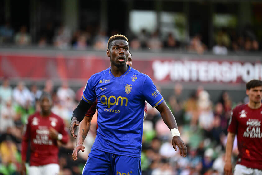 Paul Pogba titulaire lors de la rencontre contre Metz © AS Monaco