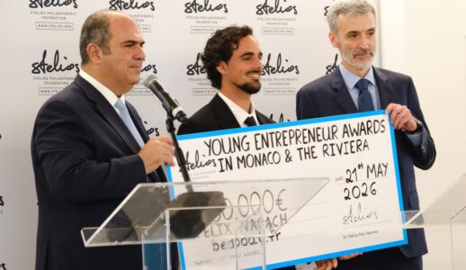 Félix Nacach, founder of BedBoat, has won the first prize awarded by the Stelios Foundation © Benjamin Godart for Monaco Tribune